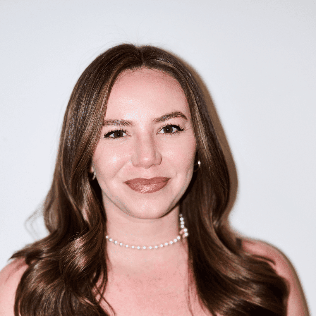 Portrait of Karina Nelson, a professional stylist at Matthew Morris Salon, showcasing their expertise and style.