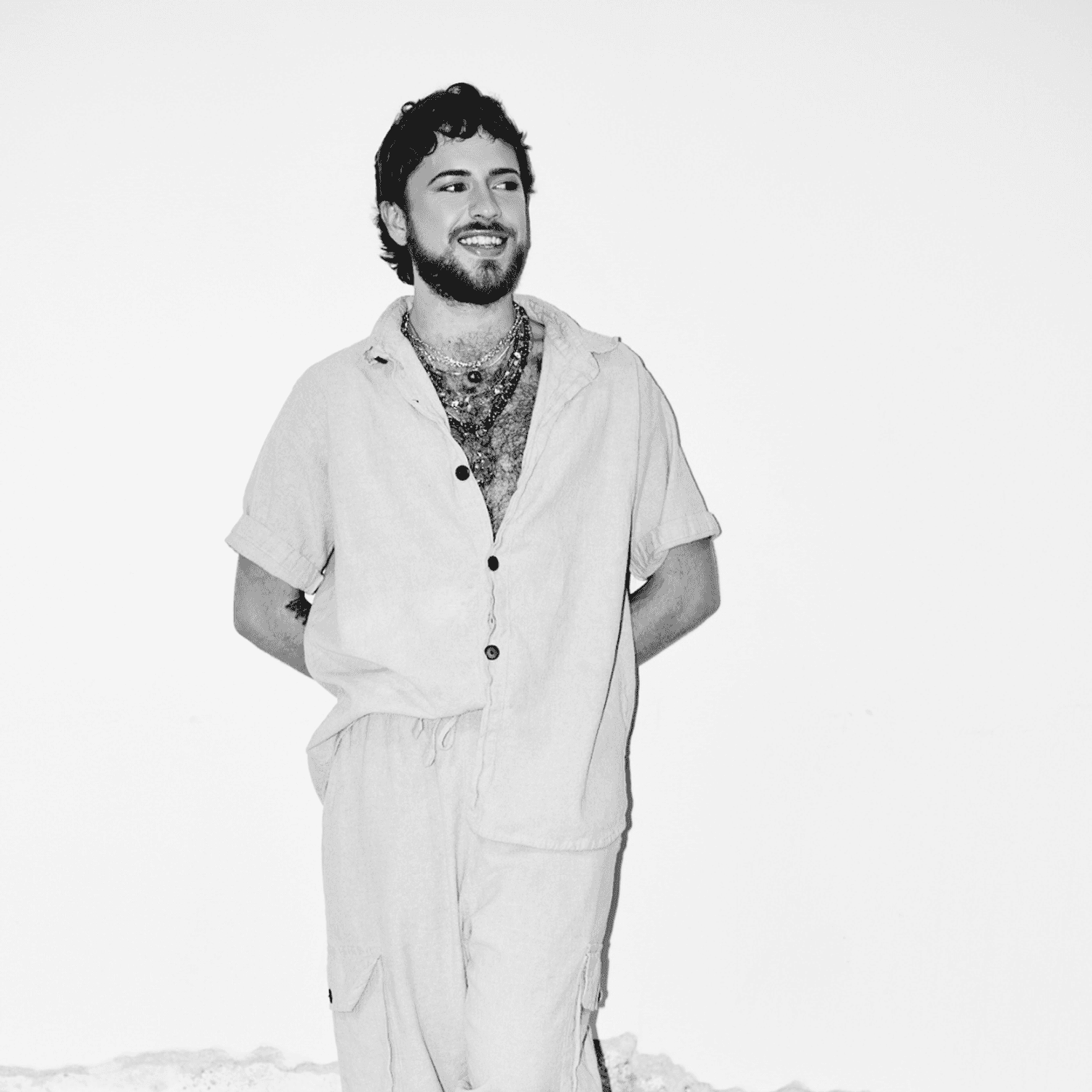 Portrait of Connor Lusk, a professional stylist at Matthew Morris Salon, showcasing their expertise and style.